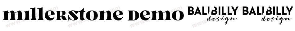 Millerstone DEMO字体转换